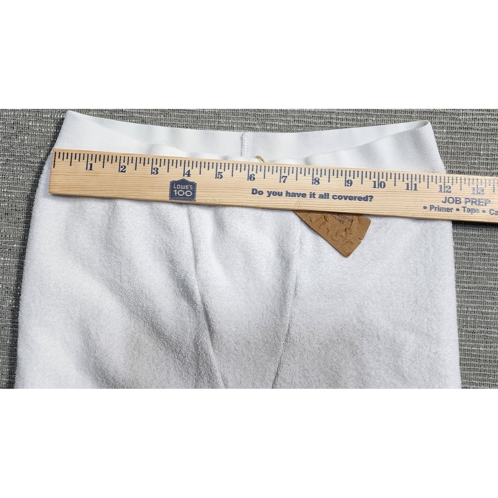 SKIMS Terry Legging Marble White Cotton Blend Loungewear Pants Medium - Picture 13 of 13